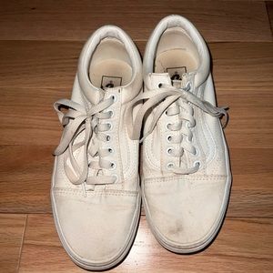 White vans old skool sneakers
